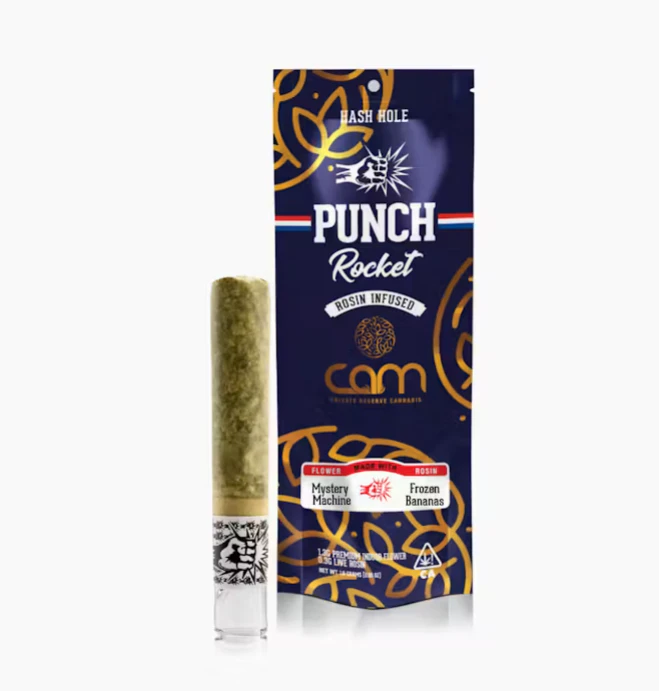 Punch - [Punch x CAM} Rocket Infused Preroll - 1.6g - Lemon Mystery Machine (I/H) Main Image