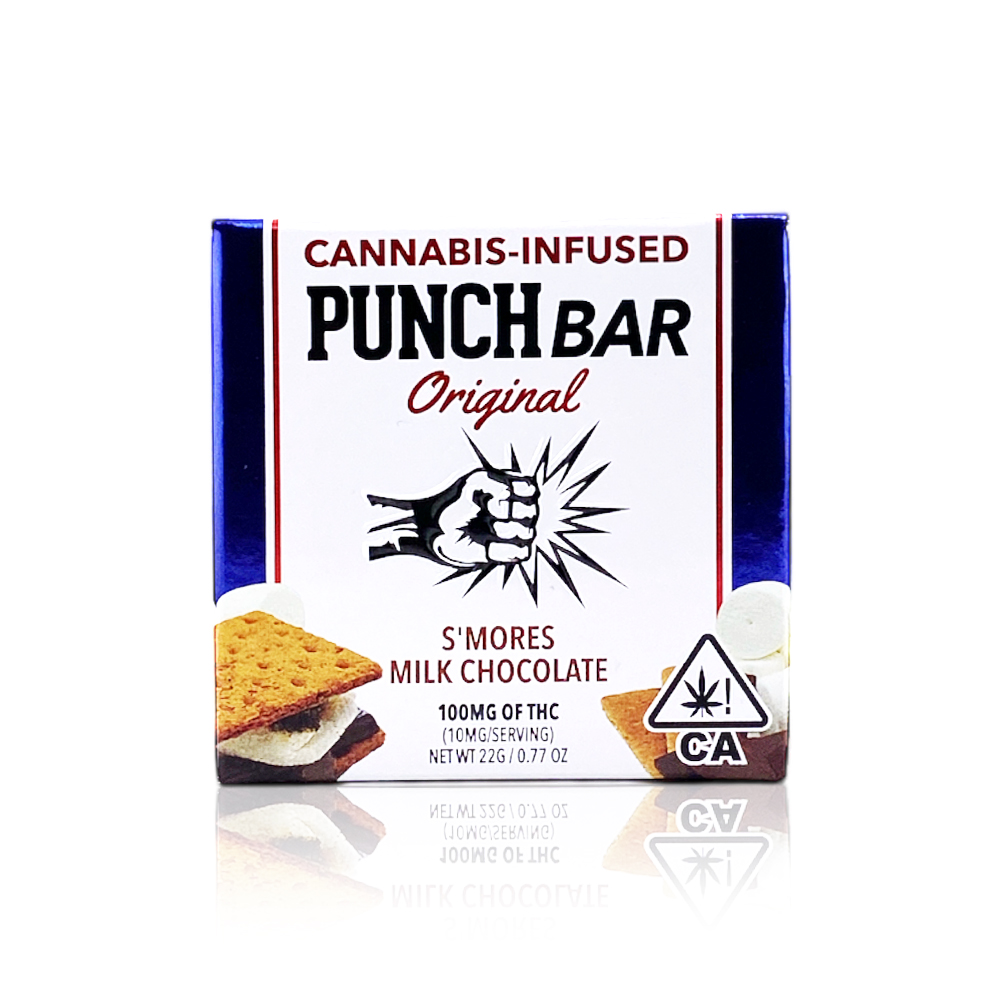 PUNCH Edible S'mores Milk Chocolate Punch Bar 100...