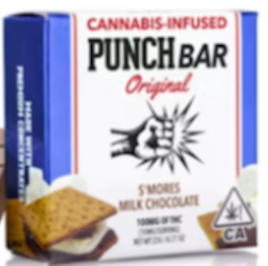Punch - [Punch] Chocolate Bar - 100mg - S'mores Milk Chocolate (H)