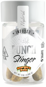 Punch - [Punch Stinger] Infused Preroll 5 Pack - 2.5g - Georgia's Best (H)