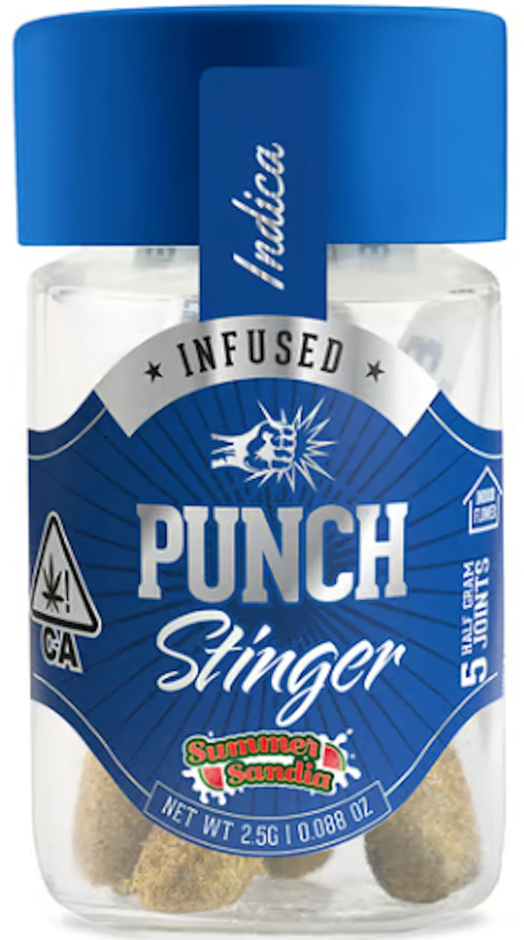 Punch | Summer Sandia | Indica | 5 Mini Pre-Rolls | Stingers | 2.5g