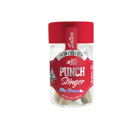 Punch | Blue Dream | Stinger | Infused & Rolled in Kief | 5pk