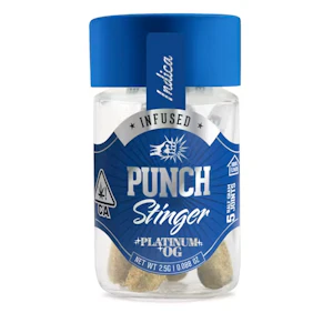 Punch - Punch | Platinum OG | Stinger | Infused & Rolled in Kief | 5pk