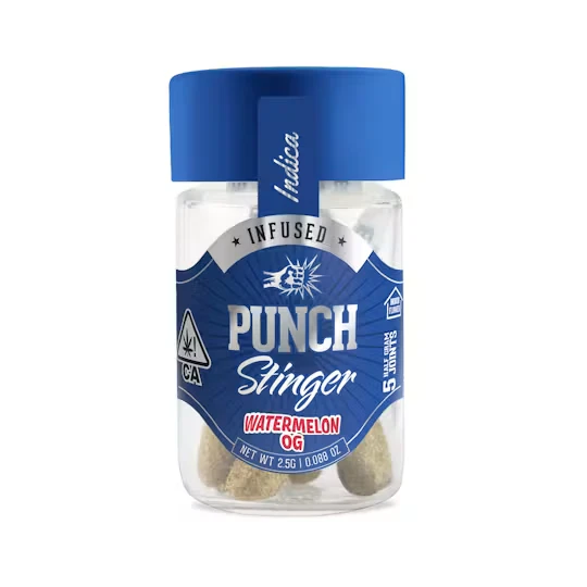 Punch - Punch | Watermelon OG | Stinger | Infused & Rolled in Kief | 5pk Main Image