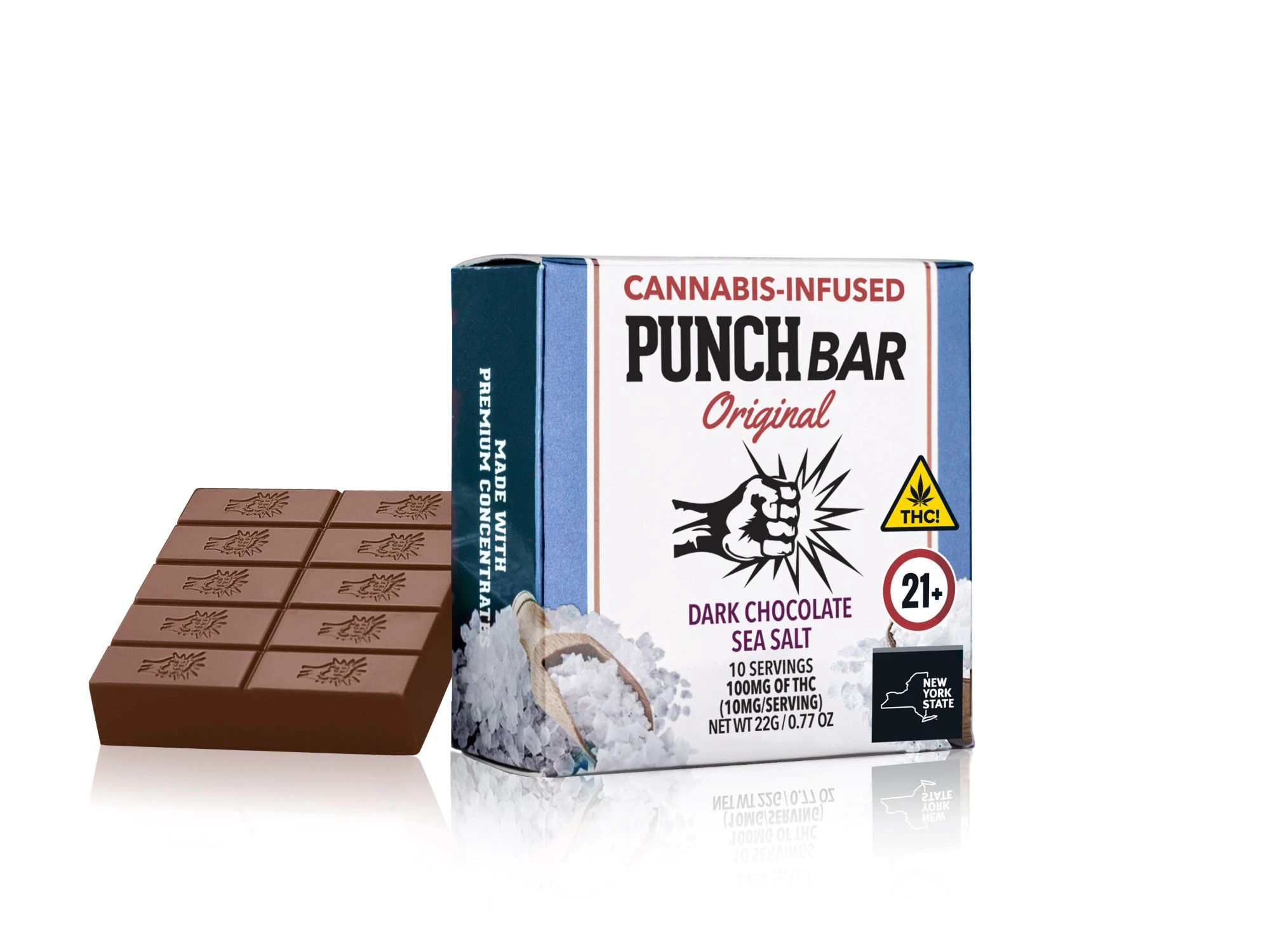 Punch - Punch | Original | Dark Chocolate With Sea Salt | 100mg Main Image