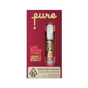 Pure - Pure Grape Trez x Wilson Live Resin Cart (H) 1g