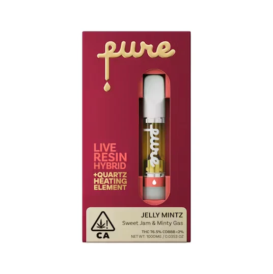 Pure - Pure Jelly Mintz Live Resin Cart (H) 1g Main Image