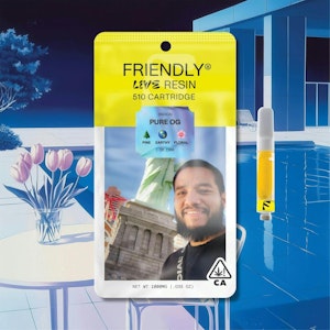 FRIENDLY BRAND - Friendly Brand Pure OG Live Resin Cartridge 1.0g