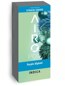 AIRO BRANDS - Airo: Strain Series | Distillate Pod | Purple Afghani | 1g