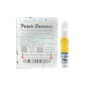 COLD FIRE - ColdFire Purple Bananas Live Juice Cartridge 1.0g
