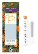 Stone Road - 1g Hash & Diamond Infused Pre-Roll - Purple Cookies