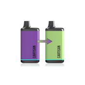 Veil Bar | Purple & Green 510 Battery | Cartisan
