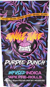 Jungle Juice-Purple Punch 14pk-Infused Pre Roll-Indica-46.5%