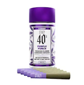Stiiizy - Purple Punch - 2.5g 40's Infused Pre-Rolls - 5pk