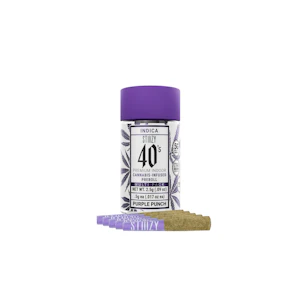 STIIIZY - Stiiizy - 40s Purple Punch Preroll - 2.5G .5g- 5pk