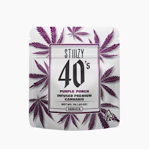 STIIIZY - Stiiizy - Infused Flower - Infused 40's - Indica - Purple Punch - (7g)