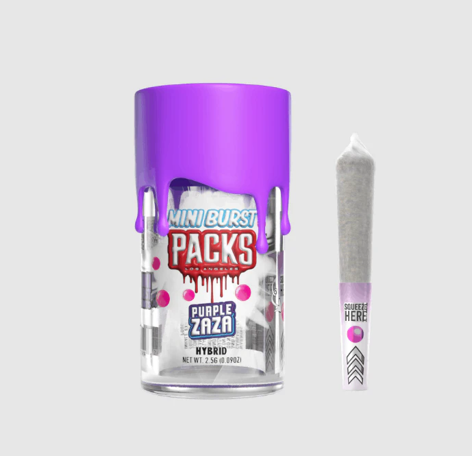 PACKS - Packs- Purple Zaza- Mini Burst Infused 5pk Main Image