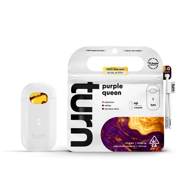 turn - Turn Live Resin All-in-One 1g Purple Queen Main Image