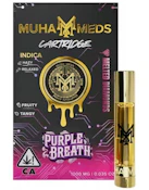 Purple Breath | Muha Meds | 3rd Gen Melted Diamond Cartridge | 1g