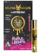 Purple Breath | Muha Meds | 3rd Gen Melted Diamond Cartridge | 1g