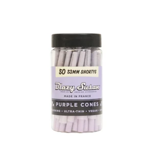 BLAZY SUSAN - PURPLE PAPER CONES 53MM (50PK) - BLAZY SUSAN
