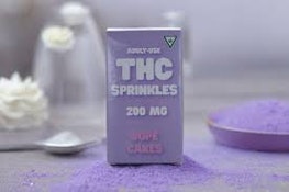 Dope Cakes - Purple THC Sprinkles for Cupcakes & Cookies