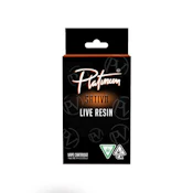 Platinum Vape - 1ml Live Resin Cartridge - Green Crack - Sativa