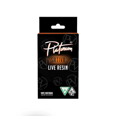 Platinum Vape - Platinum Vape - 1ml Live Resin Cartridge - Green Crack - Sativa Main Image