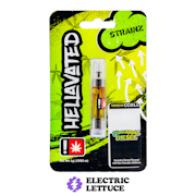 Hellavated Strainz Pineapple Diesel Cartridge 1g