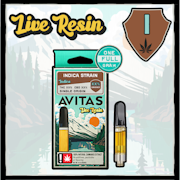Avitas GMO Cookies Live Resin Cartridge 1g