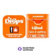 Drops Strawberry THC:CBG:THCV Single 100mg