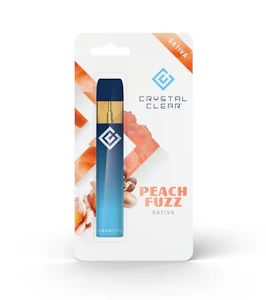 CRYSTAL CLEAR - Crystal Clear - Peach Fuzz - 1g All In One Vape