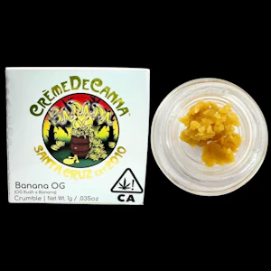 CREME DE CANNA - Banana OG Crumble (I) 77.16% | Creme De Canna | 1g