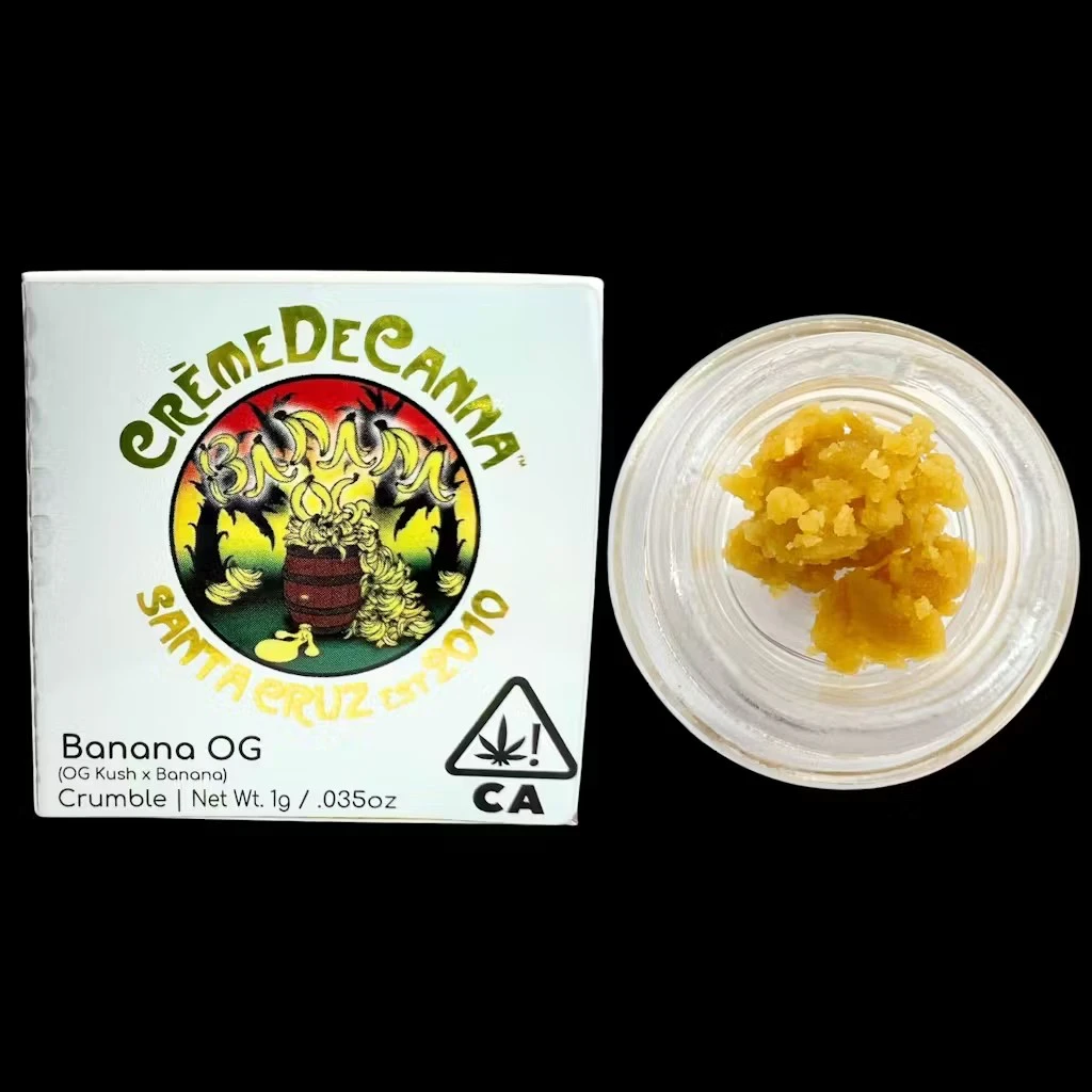 CREME DE CANNA - Banana OG Crumble (I) 77.16% | Creme De Canna | 1g Main Image