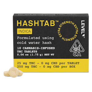 LEVEL - HASHTAB INDICA - 250MG