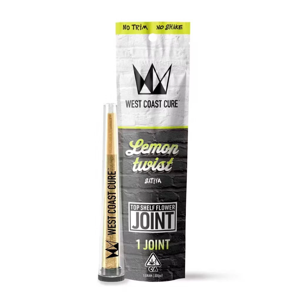 West Coast Cure - Lemon Twist (S) 21.7% THC | Top Shelf CUREjoint 1G Main Image