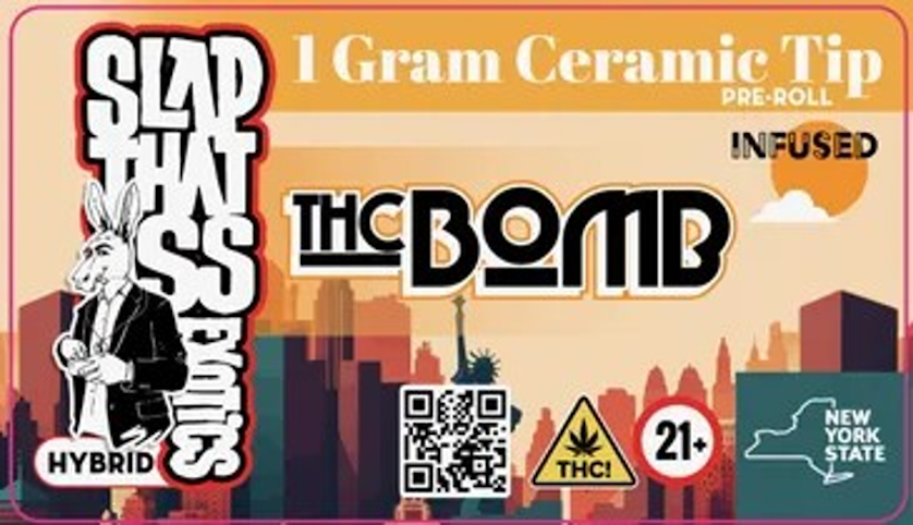 Slap That Ass - THC BOMB  -Hybrid-  (Pre-Roll) 1 gram Ceramic Tip  |  Slap That Ass Exotics   -n6