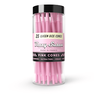 BLAZY SUSAN - Blazy Susan Pink Queen Sized Cones- 25 pack