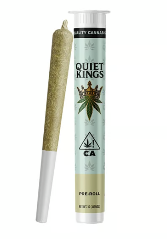 1g Bubba Kush (Greenhouse) Pre-Roll - Quiet Kings picture