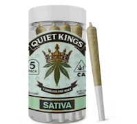 Quiet Kings 5pk Prerolls 2.5g Cantaloupe Haze