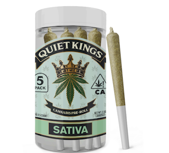 QUIET KINGS - Quiet Kings 5pk Prerolls 2.5g Cantaloupe Haze