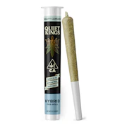 Quiet Kings | Peach Ringz | Sauce & Diamond Infused Pre-Roll | 1g