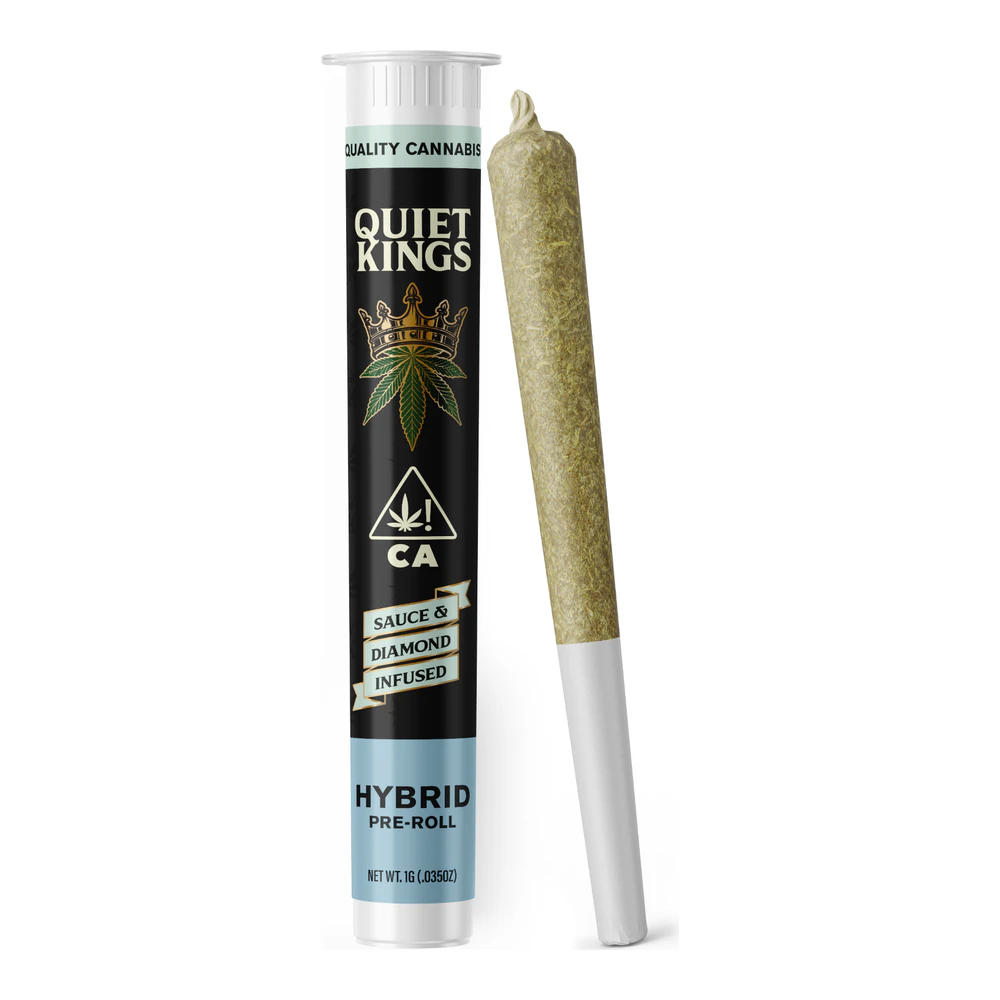 Quiet Kings - Quiet Kings | Apples & Bananas | Sauce & Diamond Infused Pre-Roll | 1g Main Image