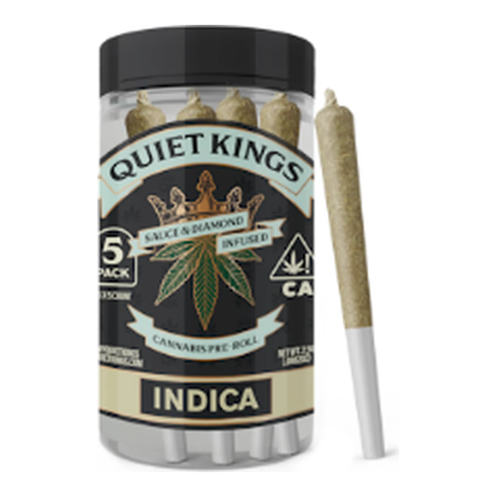 Quiet Kings - Quiet Kings | Blueberry Pancake | Sauce & Diamond Infused Pre-Roll 5pk | 2.5g Main Image