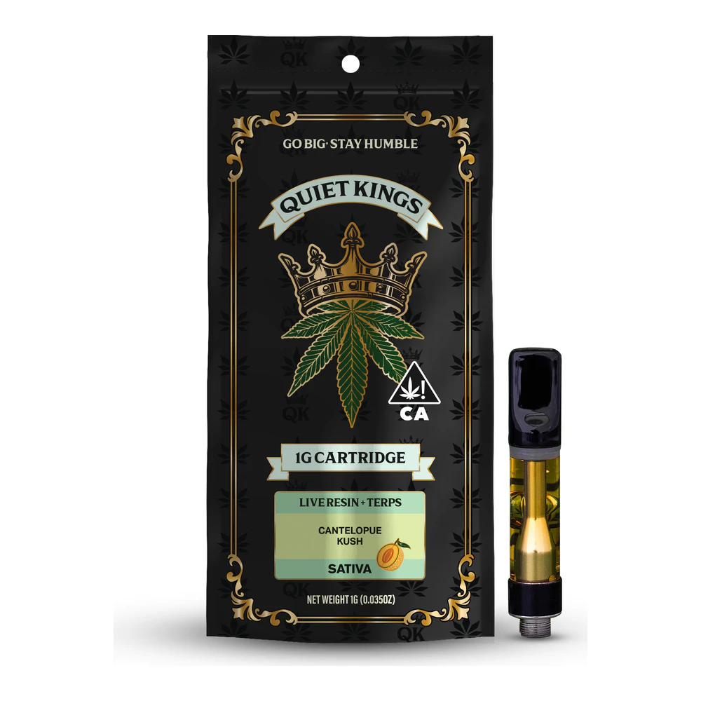 Quiet Kings - Quiet Kings | Cantaloupe Kush | Live Resin Cartridge | 1g Main Image
