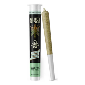 Quiet Kings | Cantaloupe Kush | Sauce & Diamond Infused Pre-Roll | 1g