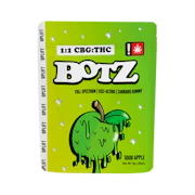 Botz 1:1 THC:CBG Sour Apple Single Gummy 100mg