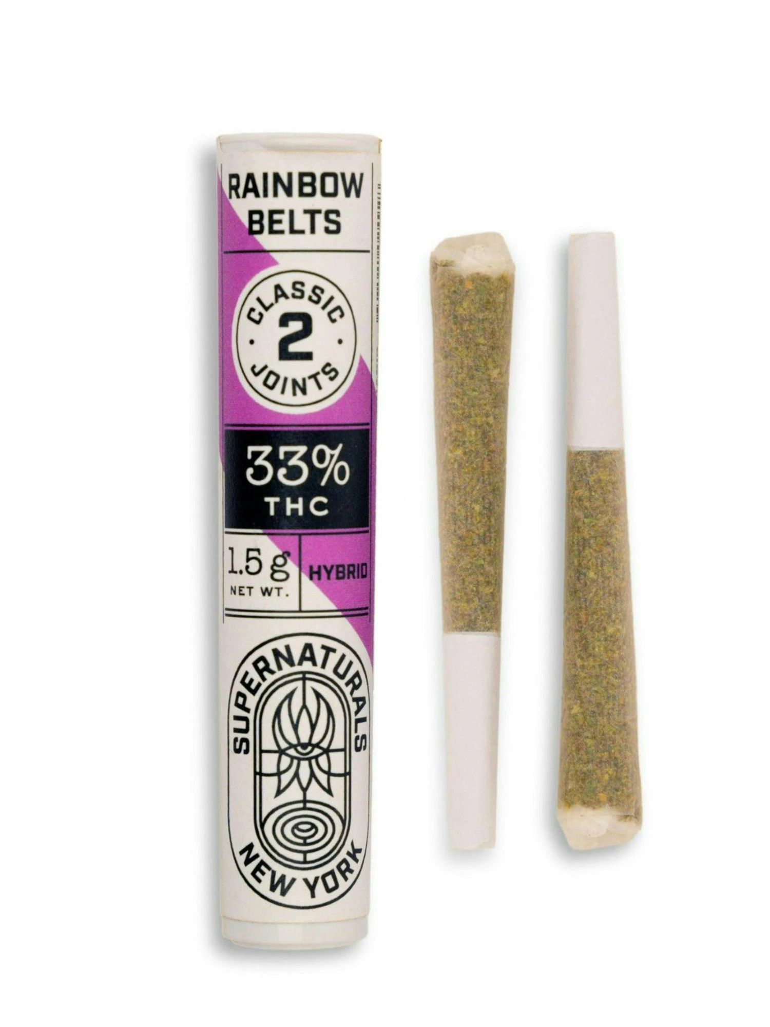 Supernaturals - Supernaturals - Rainbow Belts - 33% THC - 2pk x 0.75g - Pre-Roll Main Image