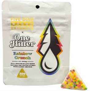 FIVE STAR EXTRACTS BY: TRUE NORTH COLLECTIVE - Rainbow Crunch - One Hitter (LIVE RESIN)