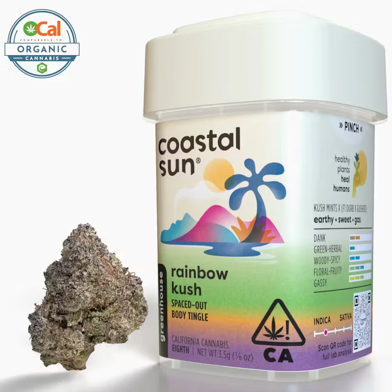 Coastal Sun - Coastal Sun - Indica - Rainbow Kush - (3.5g) Main Image